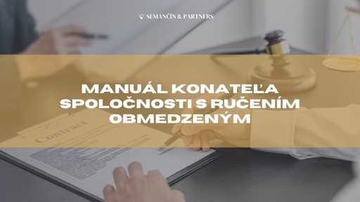 Manuál konateľa spoločnosti s ručením obmedzeným: Sprievodca výkonom funkcie