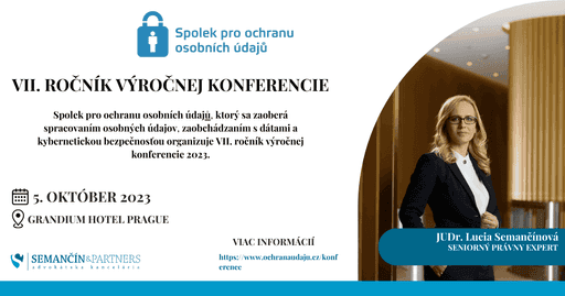 VII. Výročná konferencia Spolku pro ochranu osobních údajů